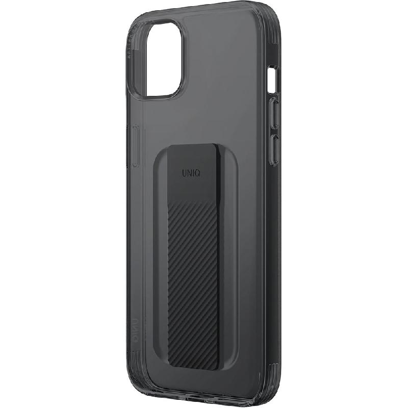 Uniq Heldro Mount Back Cover Mobile Case, for iPhone 14, Smoke