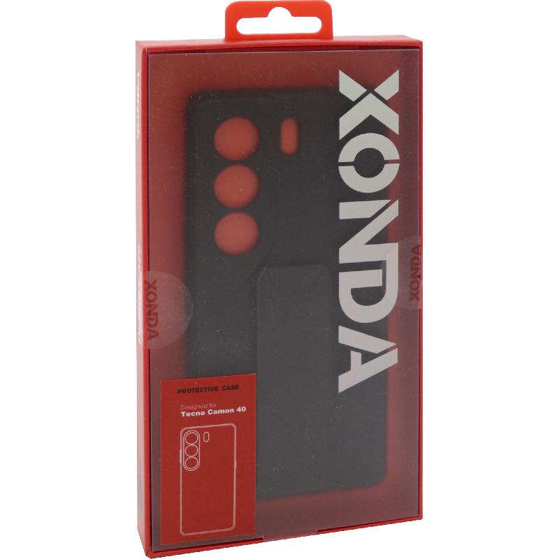 Back Cover Mobile Case with Strap, for Tecno Camon 40 5G, Black