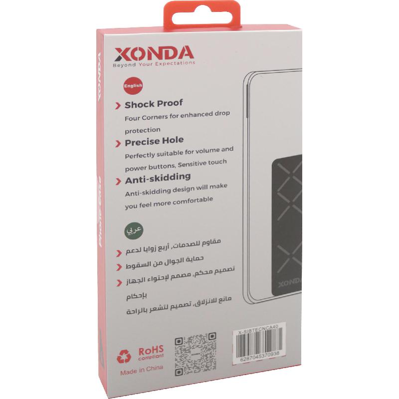 Xonda Back Cover Mobile Case with Strap, for Tecno Camon 40 5G, Black — 2