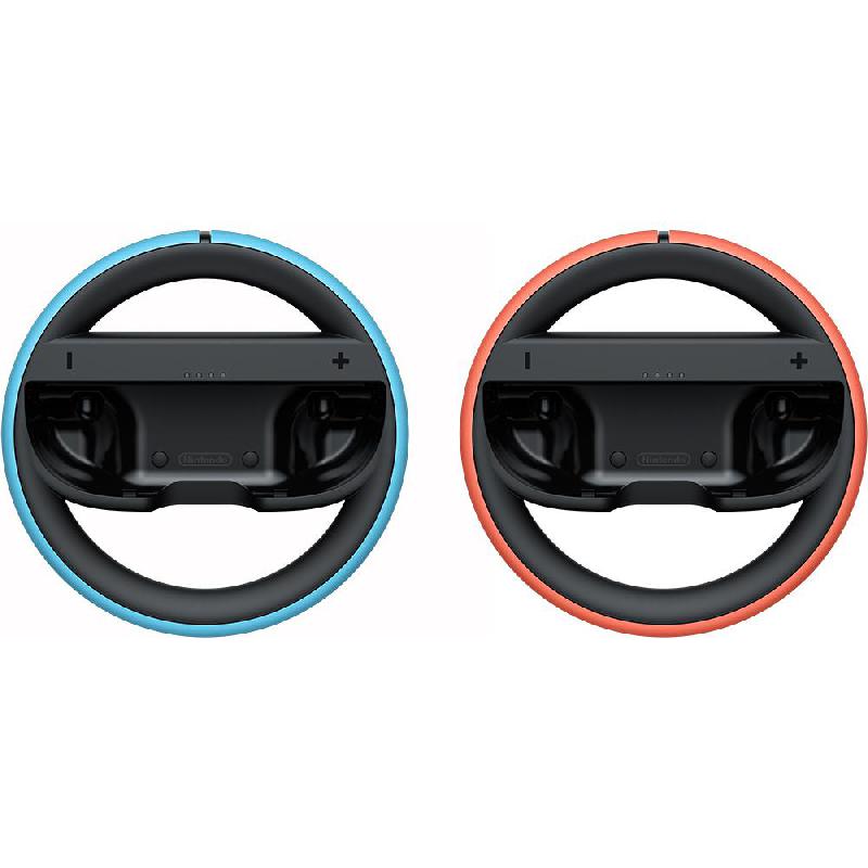 Nintendo Joy-Con 2 Wheel (Set of 2) for Nintendo Joy-Con 2, Light Blue/Light Red