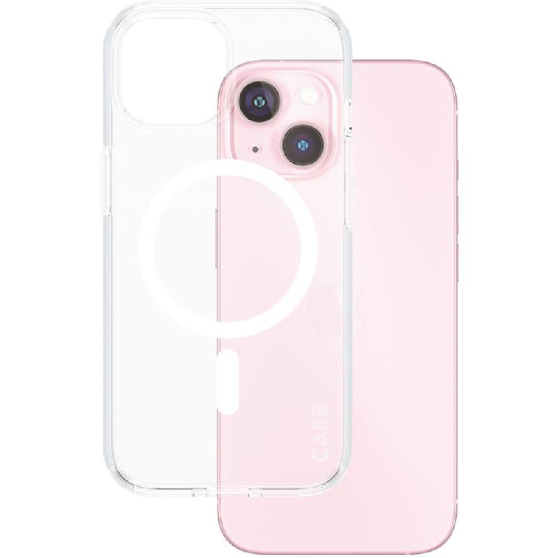 PanzerGlass Flagship Urban Combat Back Cover Mobile Case with MagSafe, for iPhone 15, Clear