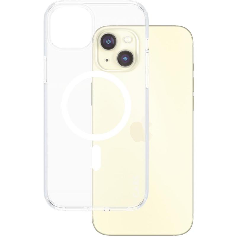 PanzerGlass Flagship Urban Combat Back Cover Mobile Case with MagSafe, for iPhone 15 Plus, Clear