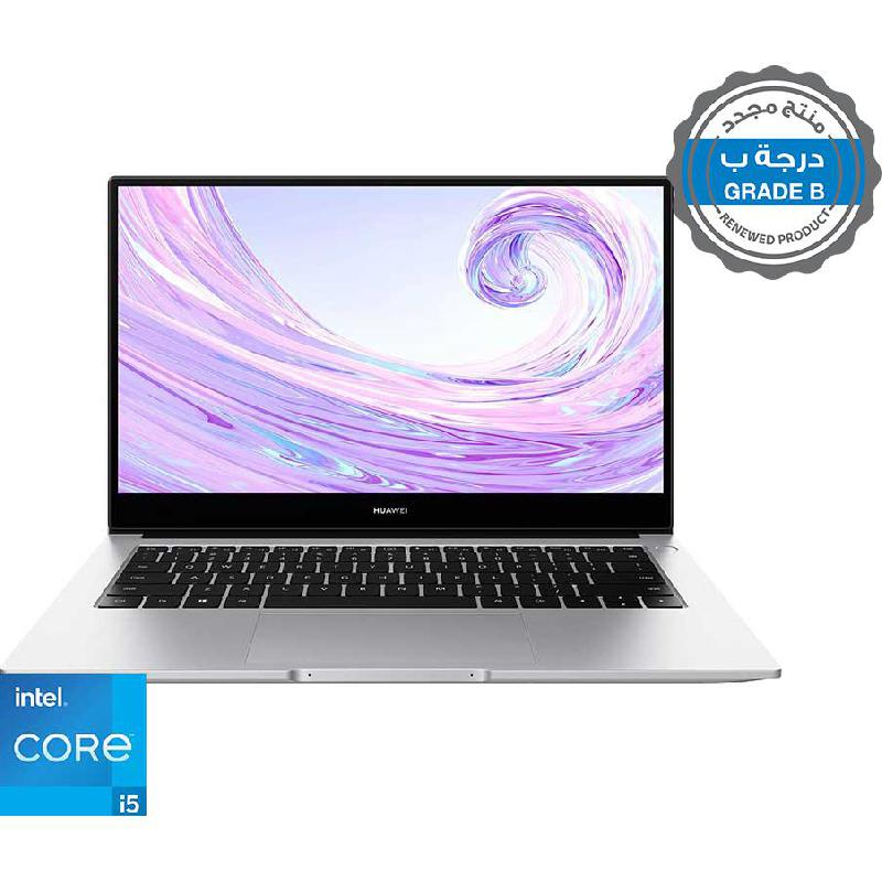 Renewed Grade B HUAWEI MateBook D 14 2021 Laptop, 14", Intel Core i5, 8 GB RAM, 512 GB NVMe M.2 SSD, Windows 11,