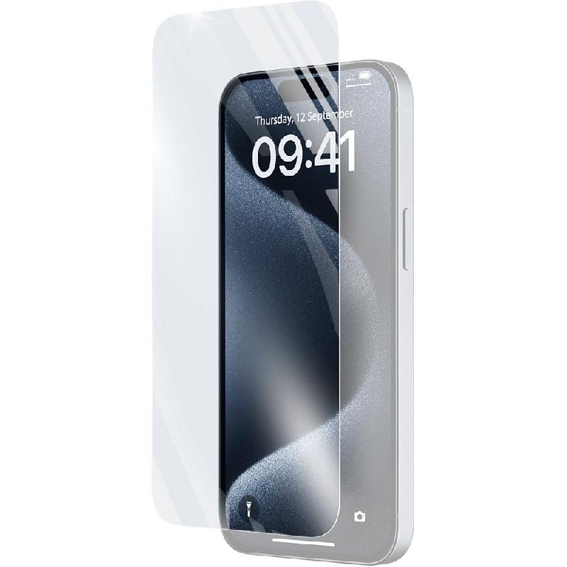 Cellularline ANTISHOCK Smartphone Screen Protector, for iPhone 15/iPhone 15 Pro