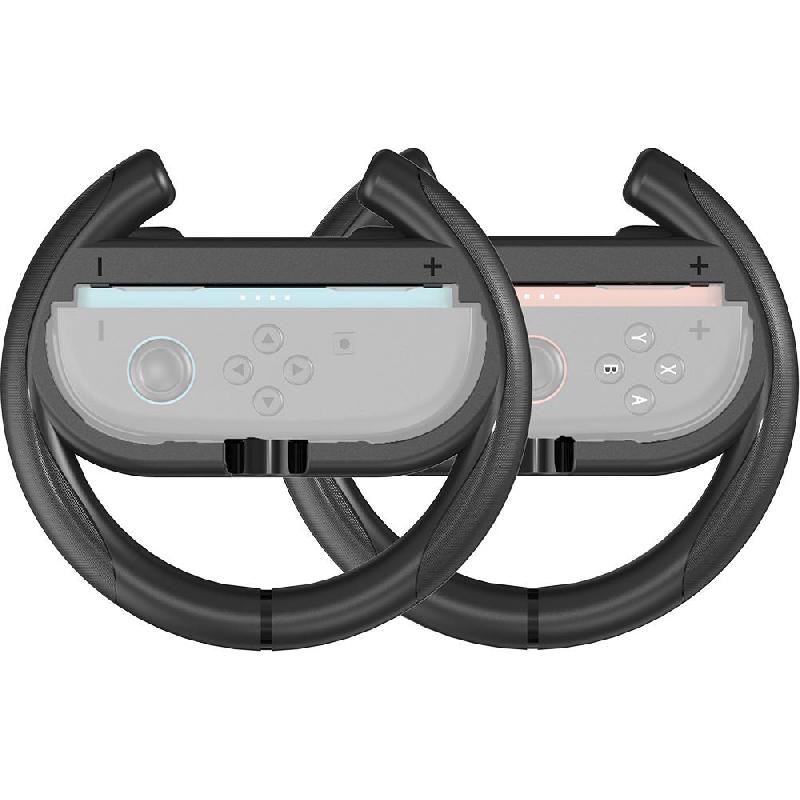 GT-COUPE Steering Wheels, Controller (Semi Circle), for Nintendo Switch 2, Black