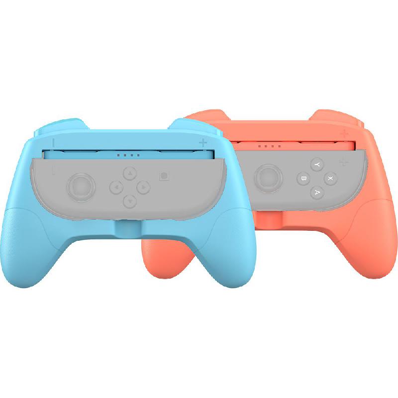 GT-COUPE Joy-Con Grip Controller Accessory, for Nintendo Switch 2, Orange/Blue