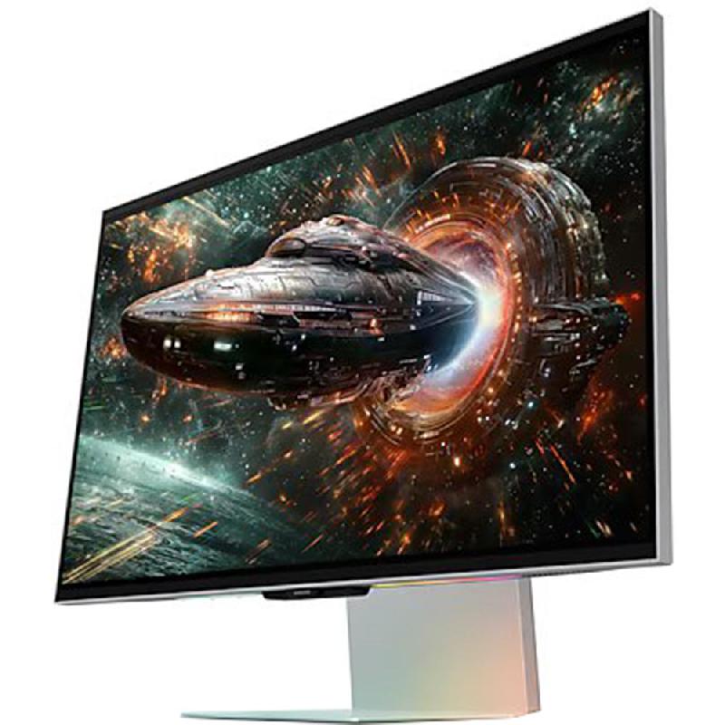 Samsung Odyssey 3D G90XF 27" Gaming Monitor, 4K UHD (Ultra HD), 165 Hz (Max), 1ms (GtG), Built-in Dual Speaker (2 X 5W), Mercury Silver — 3