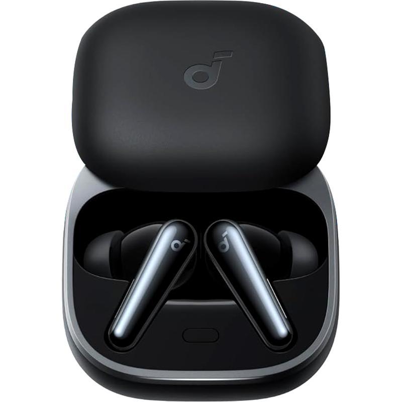 Anker Liberty 5 Earbuds, Active Noise Cancelling, Bluetooth, USB (Charging), Built-in Microphone, Black