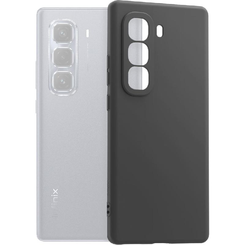 A-Fit Back Cover Mobile Case, for Infinix HOT 50 Pro+, Black