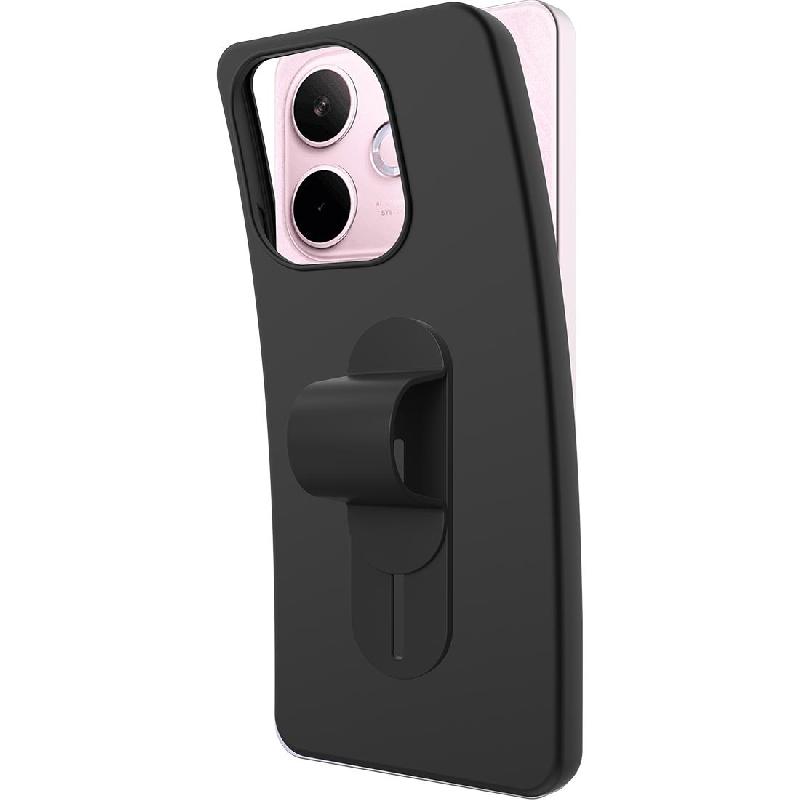 Just in Case Soft TPU Back Cover Mobile Case with Strap, for OPPO A5 Pro 5G, Black