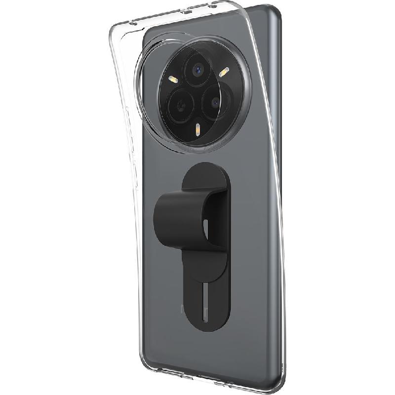 Soft TPU Back Cover Mobile Case with Strap, for Realme 14 Pro 5G, Clear