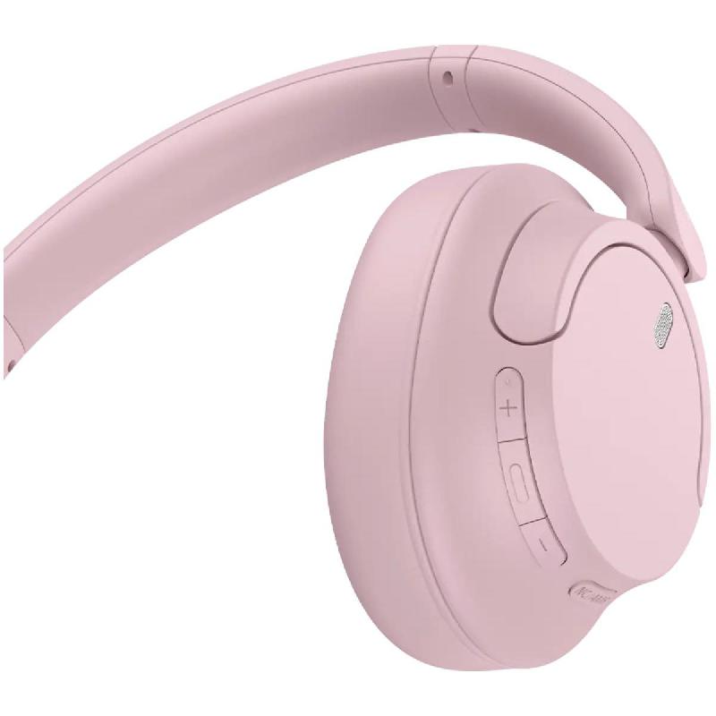 Sony WH-CH720N Over-Ear Headphones, Noise Cancelling, Bluetooth/Wired (Optional), USB (Charging), Built-in Microphone, Pink — 5