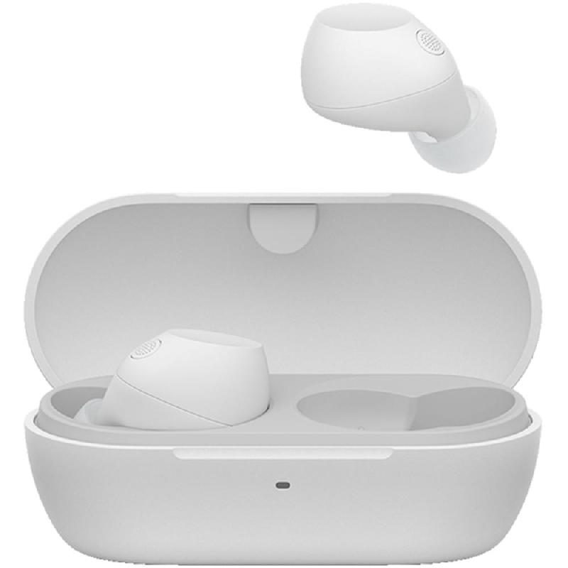 Sony WF-C710N Earbuds, Noise Cancelling, Bluetooth, USB (Charging), Built-in Microphone, White