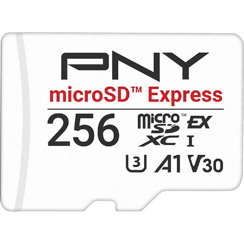 PNY TECHNOLOGIES MicroSDXC Express for Nintendo Switch 2, 256 GB, Read Speed: up to 890MB/s, Write Speed: up to 750MB/s