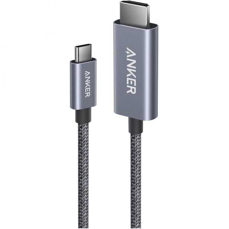 Anker USB-C to HDMI (Black) AV Cable, 3.00 ft ( 91.44 cm )
