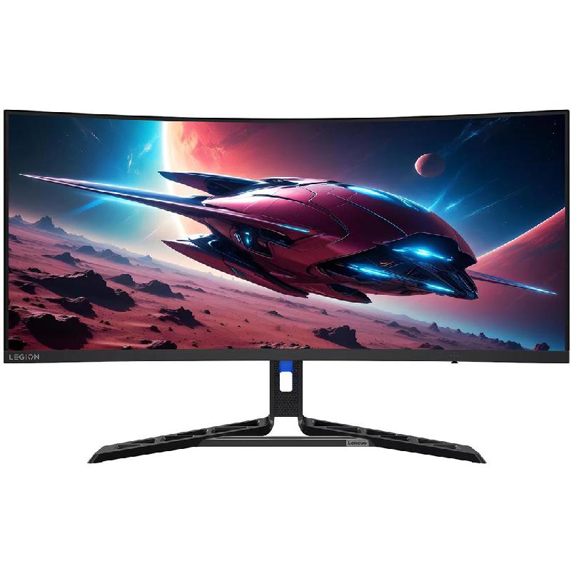 Lenovo R34w-30 34" Gaming Monitor, WLED, LED, 48 - 180 Hz, 0.5ms (MPRT), Built-in Dual Speaker (2 X 3W), Raven Black