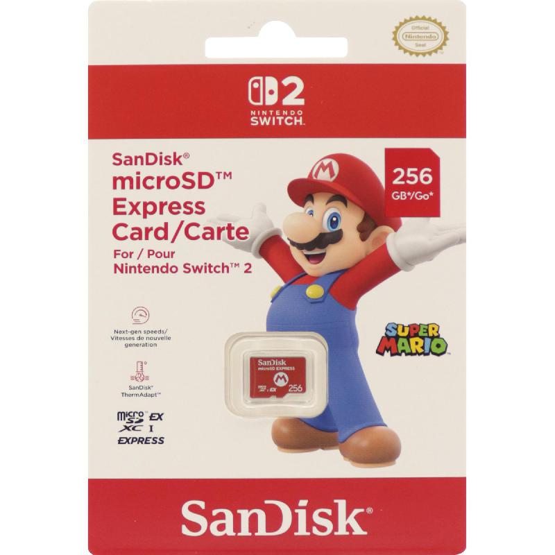 SanDisk MicroSDXC Express Card for Nintendo Switch 2, 256 GB