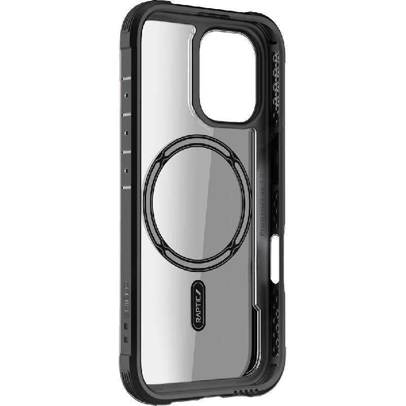 Raptic Raptic Shield Back Cover Mobile Case with MagSafe, for iPhone 16 Pro, Clear/Mocha — 2