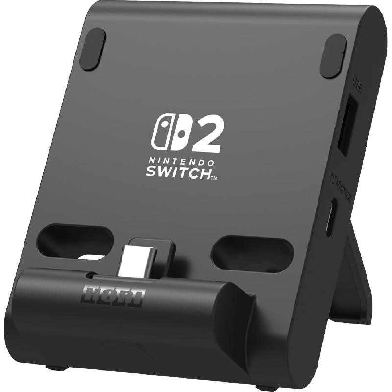 HORI Dual USB PlayStand, for Nintendo Switch 2, Black