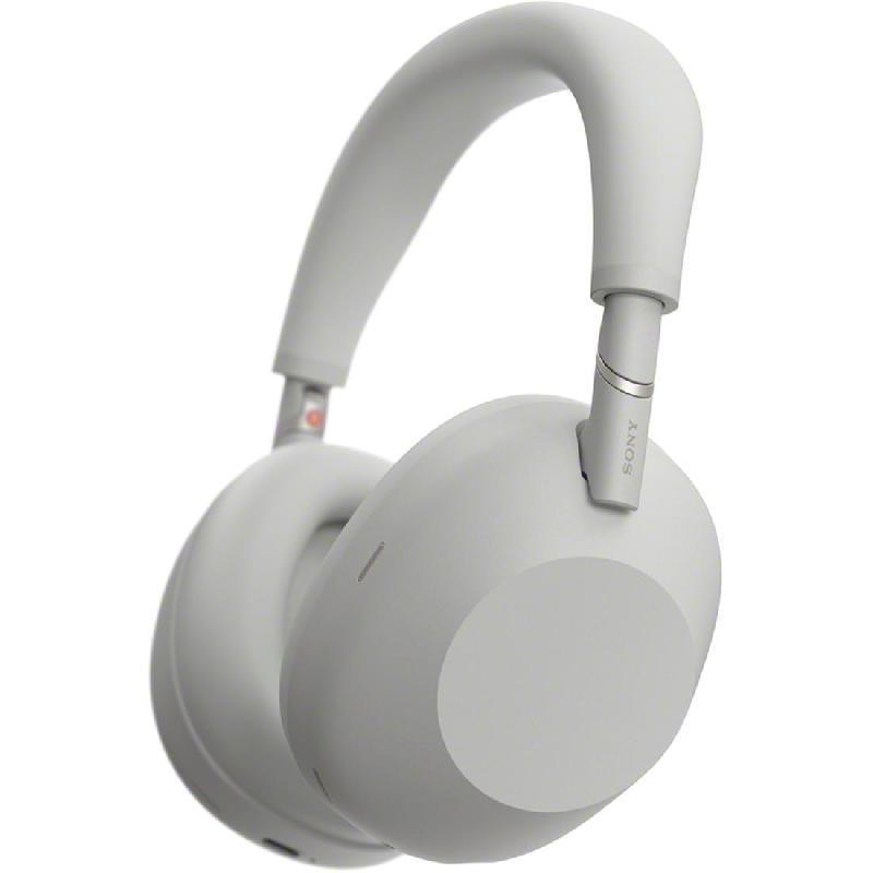 Sony WH-1000XM6 Mark 6 Over-Ear Headphones, Active Noise Cancelling, Bluetooth, USB (Charging), Built-in Microphone, Silver