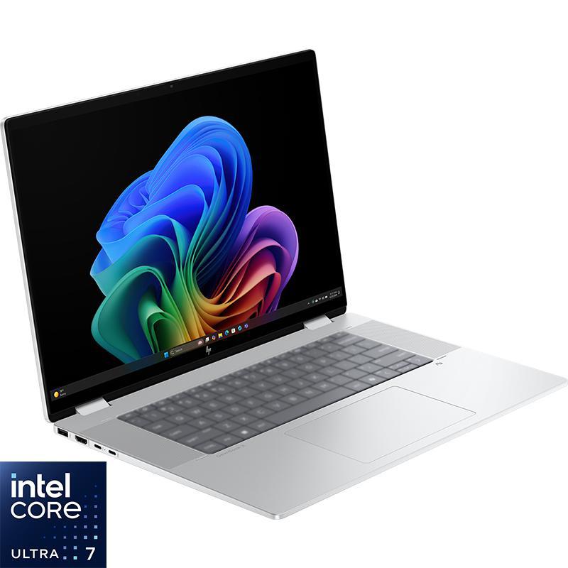HP OmniBook X Flip 2-in-1 Laptop - Convertible, AI with CoPilot+, 16", Intel Core Ultra 7, 16 GB RAM, 1 TB PCIe Gen4, Windows 11 Home, Intel Arc Graphics, Foldable