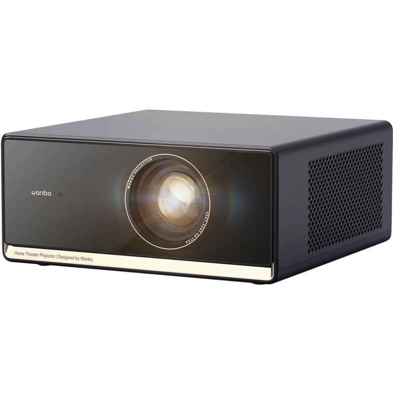 WANBO X5 Pro Home Theater Projector, LCD Display, 1100 ANSI Lumens, 1920 X 1080 (FHD)