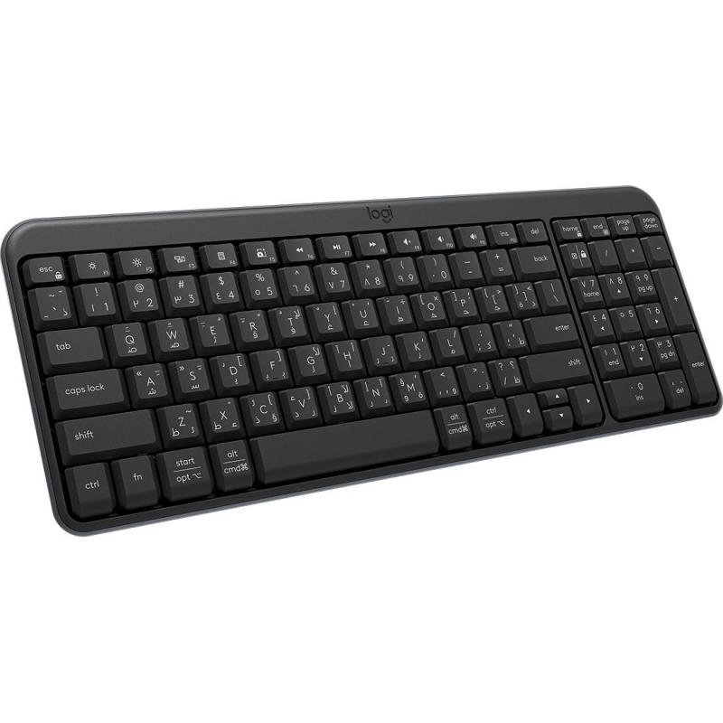 Logitech K250 Keyboard, Bluetooth, for Devices with Windows/macOS, Graphite — 4
