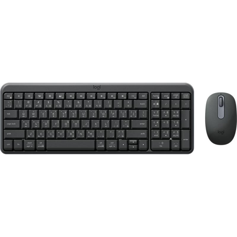 Logitech MK250 Desktop (Keyboard and Mouse), Bluetooth, for Devices with Windows/macOS/ChromeOS, Graphite