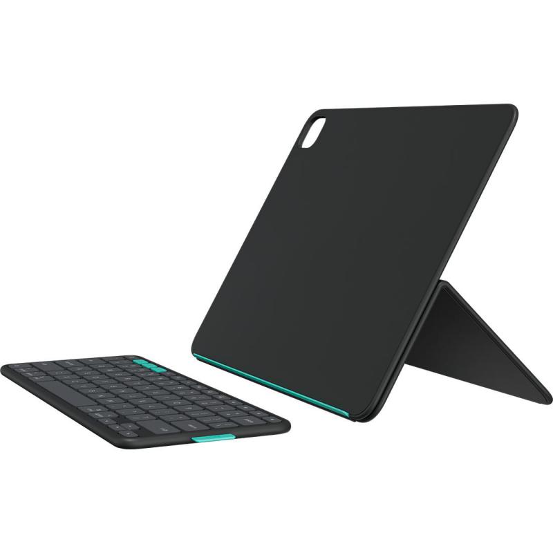 Logitech Flip Folio Tablet Keyboard Case, Bluetooth, for iPad Pro 13 M4/iPad Air 13 M3/iPad Air 13 M2, Graphite