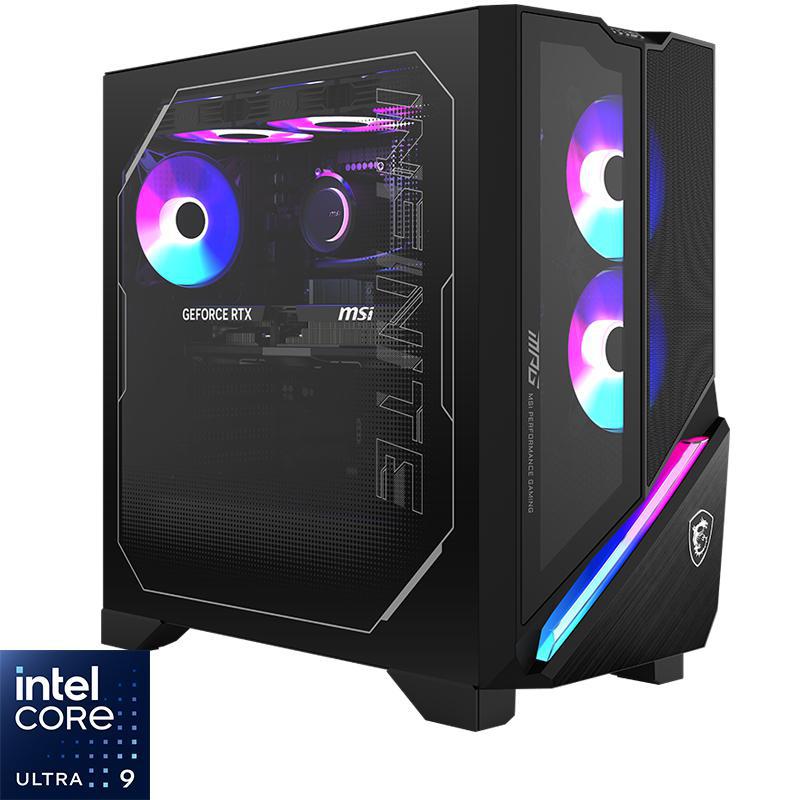 MSI Infinite X3 AI Gaming CPU, AI, Intel Core Ultra 9 285K, 64 GB RAM, NVIDIA GeForce RTX 5090 (32 GB), 2 TB SSD