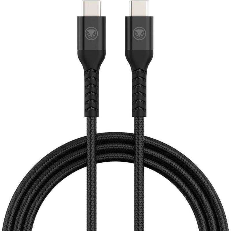 Snakebyte USB-C to USB C Sync & Charge Cable, 2.00 m ( 6.56 ft ), Black
