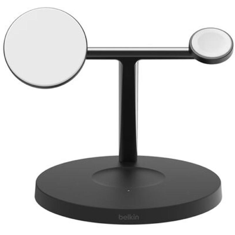 Belkin BoostCharge Pro 3-in-1 Wireless Charging Stand with Qi2 15W, Qi2, 15 Watts, Black — 2