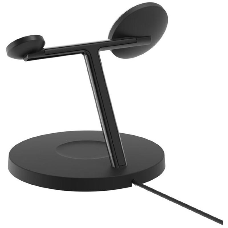 Belkin BoostCharge Pro 3-in-1 Wireless Charging Stand with Qi2 15W, Qi2, 15 Watts, Black — 4