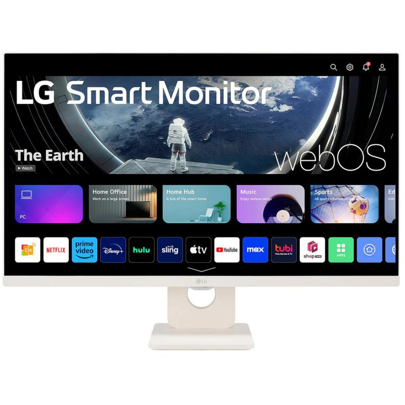 LG MyView 27" Monitor, LCD, FHD (Full HD), 100 Hz, 5ms, Built-in Dual Speaker (2 X 5W), White