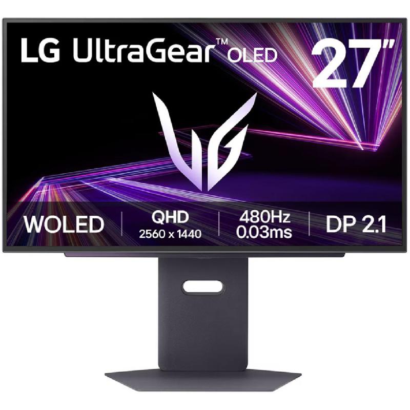 LG UltraGear 27" Gaming Monitor, OLED, QHD (Quad HD), 480 Hz, 0.03ms (GtG), Black