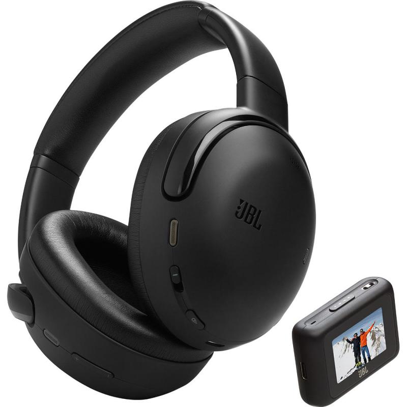 JBL Tour One M3 On-Ear Headphones, Active Noise Cancelling, Bluetooth, Built-in Microphone, Black