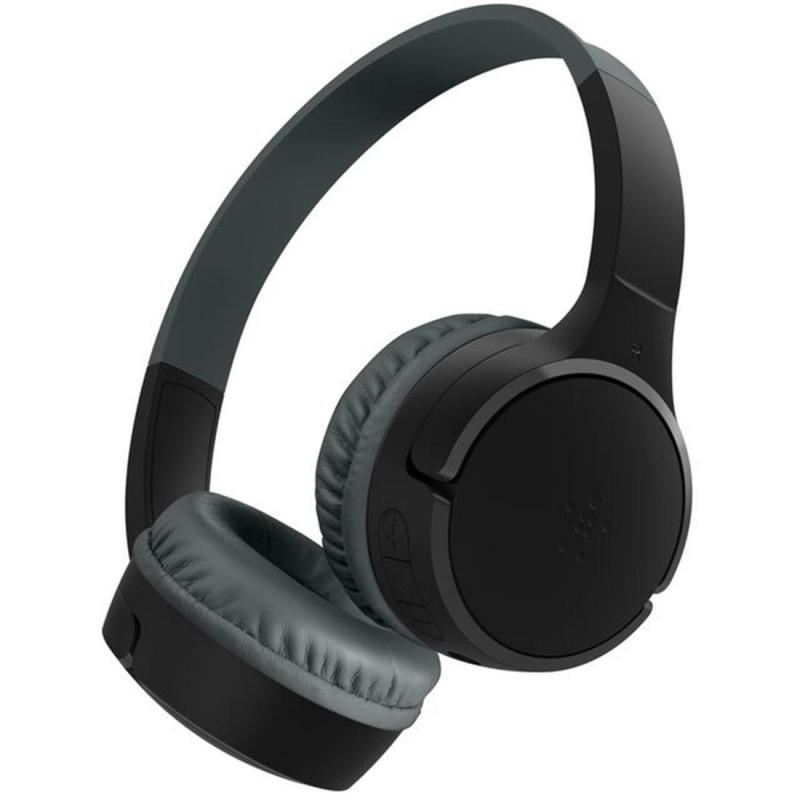 Belkin SoundForm Mini On-Ear Headphones, Bluetooth, USB (Charging), Built-in Microphone, Black