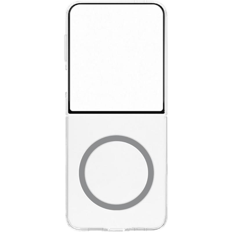 Samsung Clear Magnet Case Flip Cover Mobile Case with MagSafe, for Samsung Galaxy Z Flip7, Transparent — 2