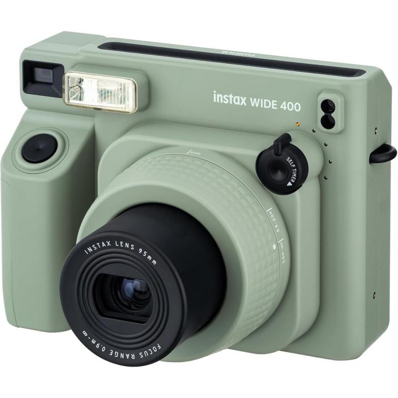 Fuji Instax WIDE 400 Instant Film Camera, Mint Green