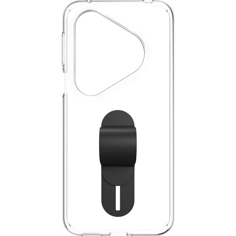 Just in Case Soft Back Cover Mobile Case with Strap, for Huawei Pura 80 Pro, Clear