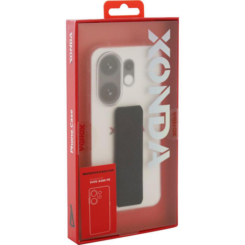 Back Cover Mobile Case with Strap, for vivo X200 FE, Clear
