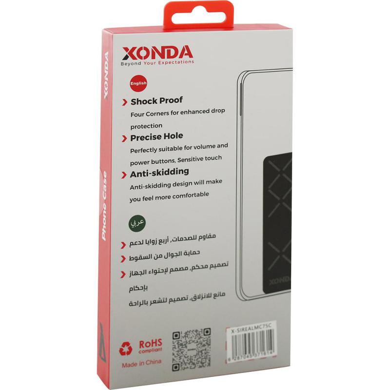 Xonda Back Cover Mobile Case with Strap, for Realme C75, Clear — 2