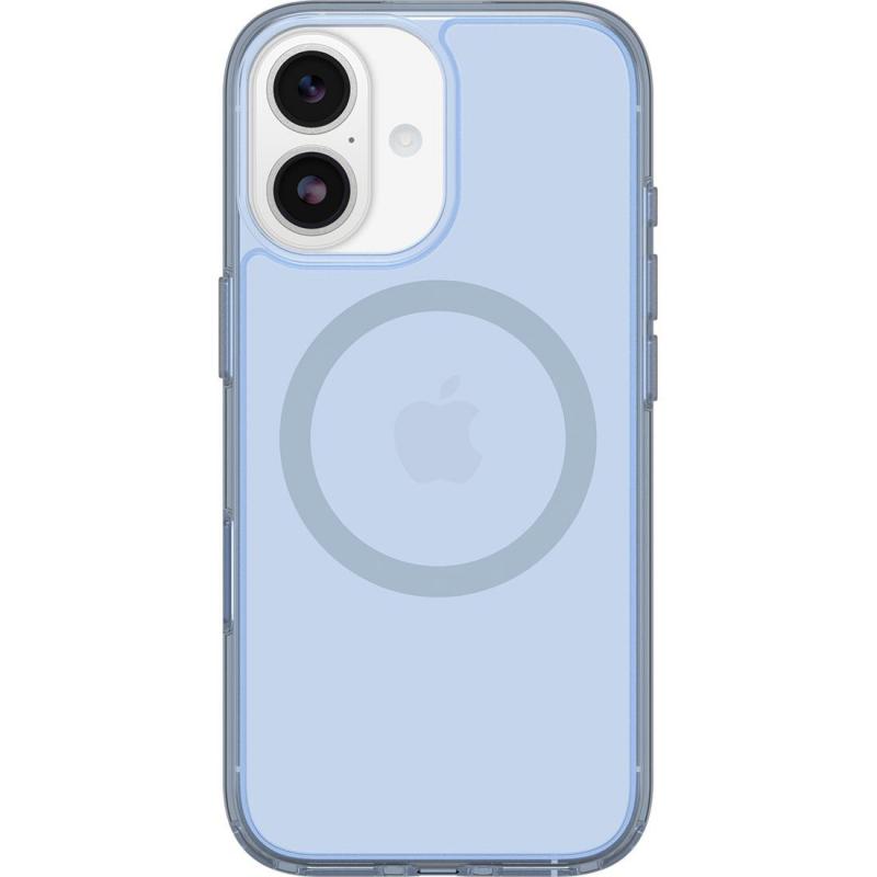 OtterBox Symmetry Series Back Cover Mobile Case with MagSafe, for iPhone 17, Silver Glade