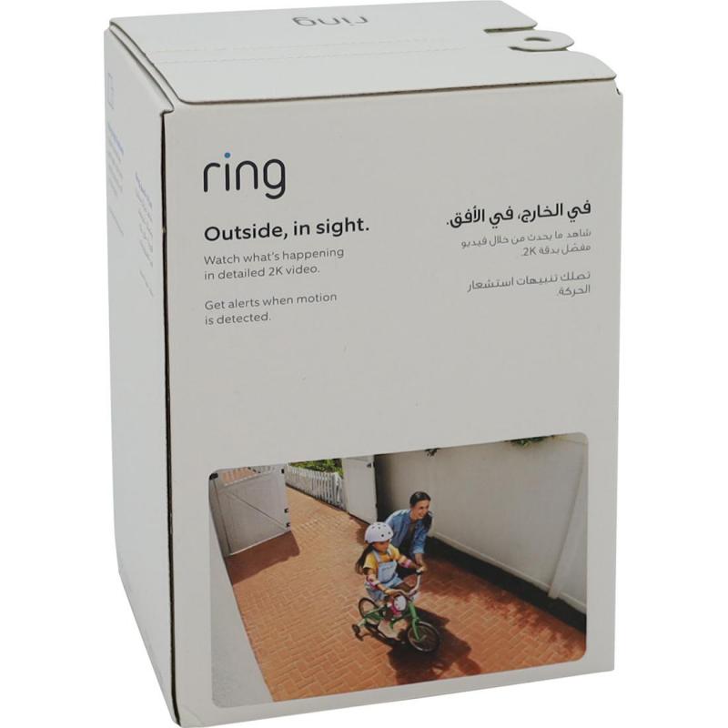 RING Outdoor Cam Plus 2K Video with Ring Vision, 1080p HD Video, Advanced Motion Detection, Bluetooth/Wi-Fi, Black — 3