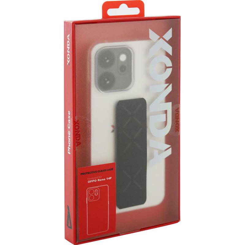 Back Cover Mobile Case with Strap, for OPPO Reno14 F 5G, Clear