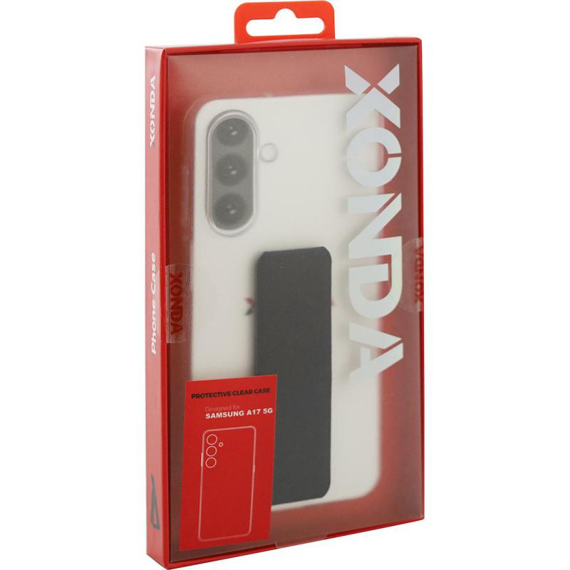 Xonda Back Cover Mobile Case with Strap, for Samsung Galaxy A17 5G, Clear