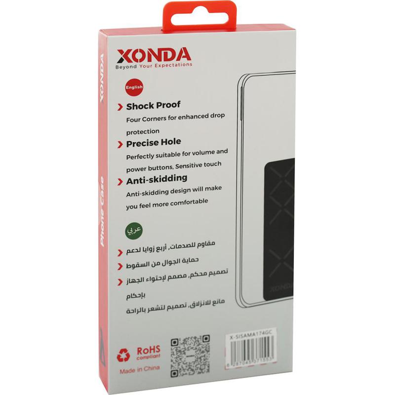 Xonda Back Cover Mobile Case with Strap, for Samsung Galaxy A17 4G, Clear — 2