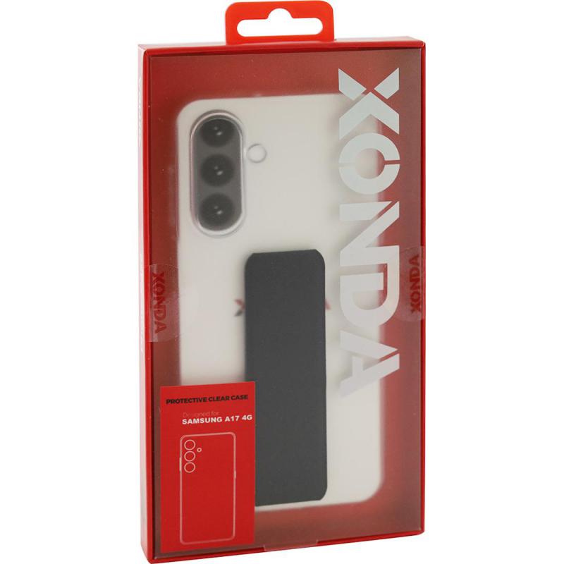 Xonda Back Cover Mobile Case with Strap, for Samsung Galaxy A17 4G, Clear