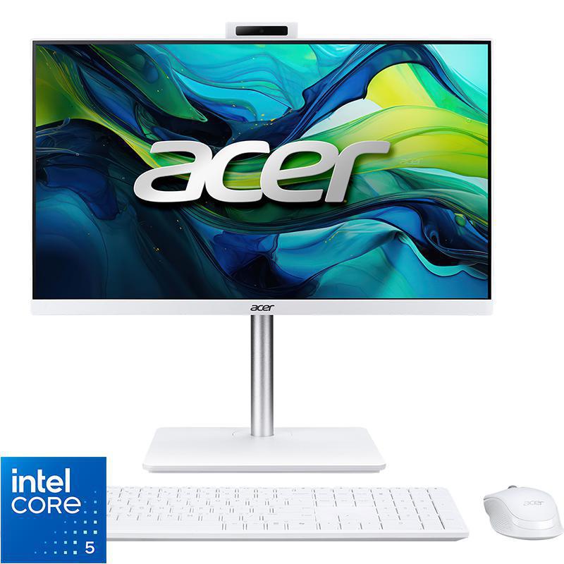 Acer Aspire C Desktop Computer, 23.8", Intel Core 5, 16 GB RAM, 512 GB SSD, Intel Graphics