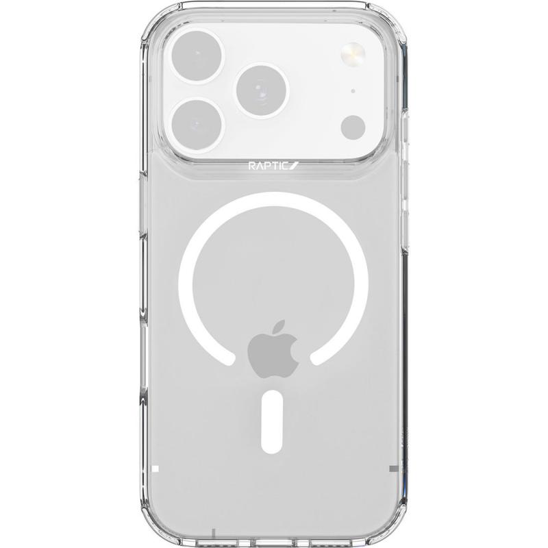 Raptic Air-Clear Back Cover Mobile Case with MagSafe, for iPhone 17 Pro Max, Clear